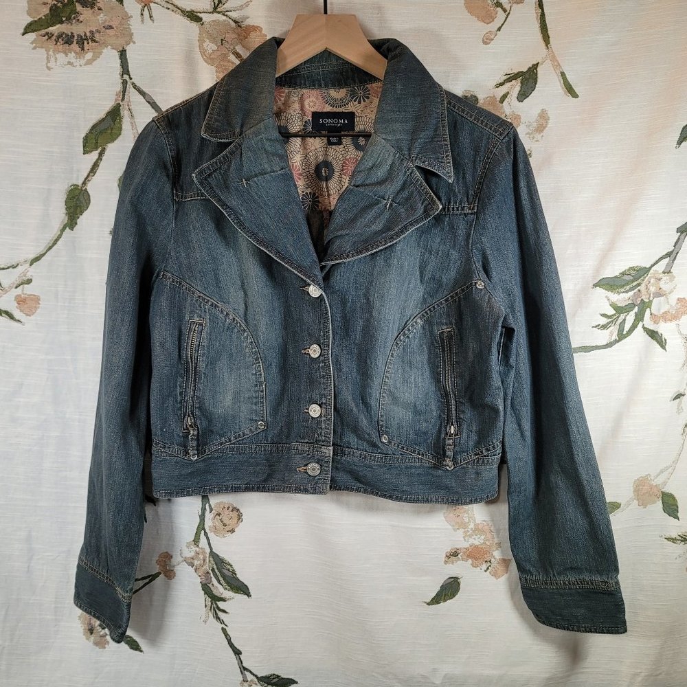 Sonoma Short Blue Denim Jean Jacket